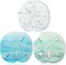 3 Pcs Wooden Sand Dollars Table Decor Sand Dollar Beach Room Decor Coastal Wall Centerpieces Farmhouse Decoration for Home Office Bedroom Table Shelf Desk